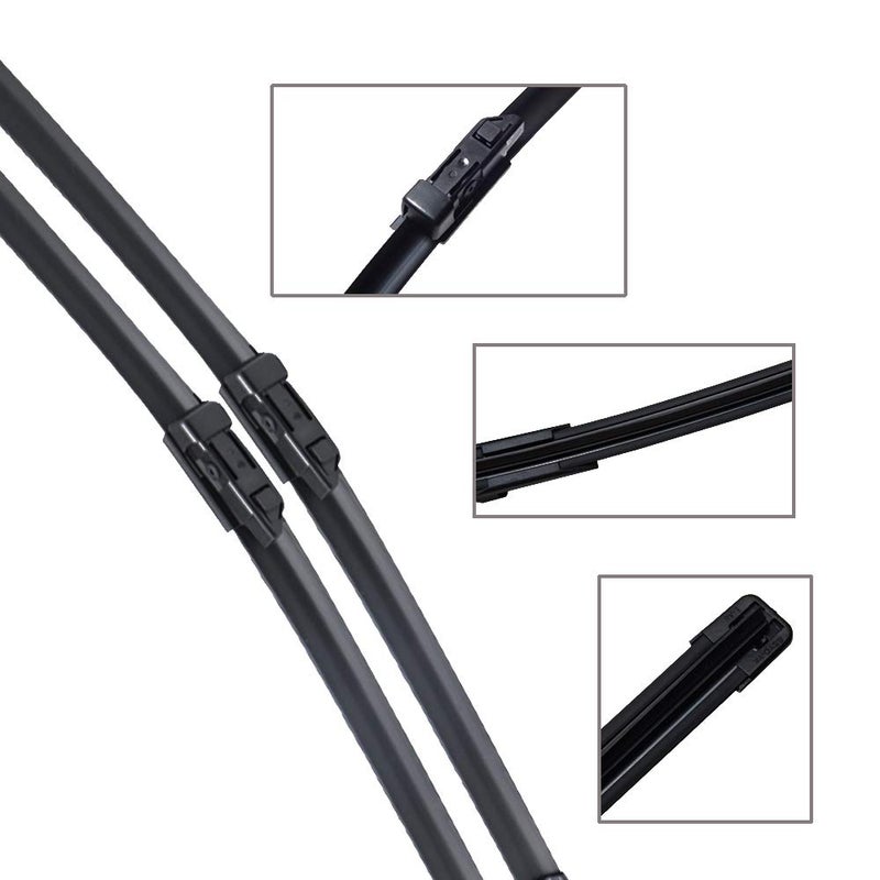 XTechnor Windshield Wiper Blades for Model 3 Model Y 2017-2024, Original Equipment Replacement Wiper Strips (Set of 2) - Image 4